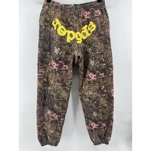 Sp5der REAL TREE OG WEB SWEATPANTS Size Small